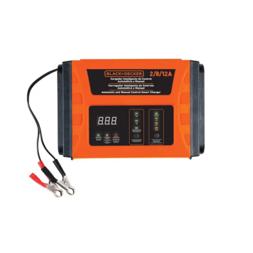 Cargador de baterías inteligente 2/8/12A Black+Decker BC12