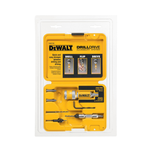 Juego para atornillador 8 piezas mechas, avellanadoras y puntas DeWALT DW2730