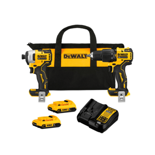 Combo Taladro percutor DCD709 + Atornillador impacto DCF809 20V Brushless DeWALT DCK279D2