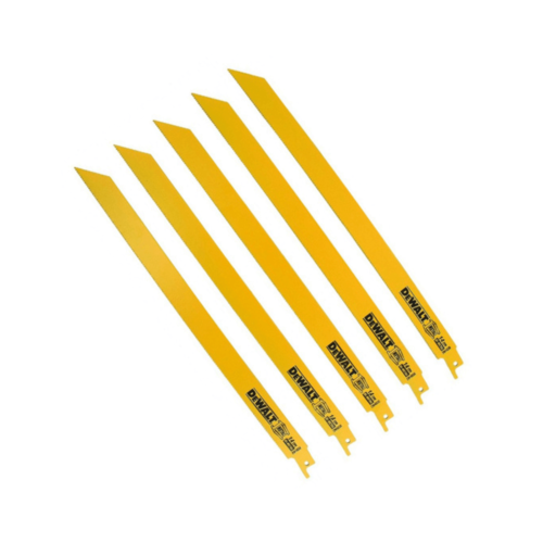 Juego hojas sierra sable 12″ (5 piezas) para metal 14DPP DeWALT DW4838