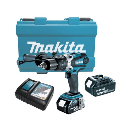 Taladro atornillador percutor 13mm 18V Makita DHP458RFE