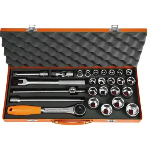 Juego llave tubo hexagonal 1/2″ 26 piezas 10-32mm Tramontina PRO 44831/427