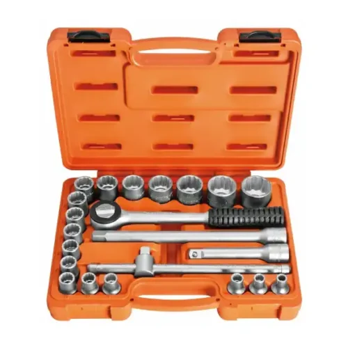 Juego llave tubo estriados 1/2″ 22 piezas 8-32mm Tramontina PRO 44833/522