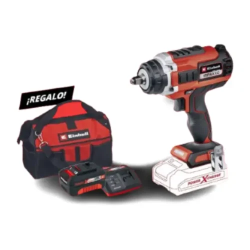 Llave de impacto a batería Bruhsless 400Nm IMPAXXO Einhell 4510070KE