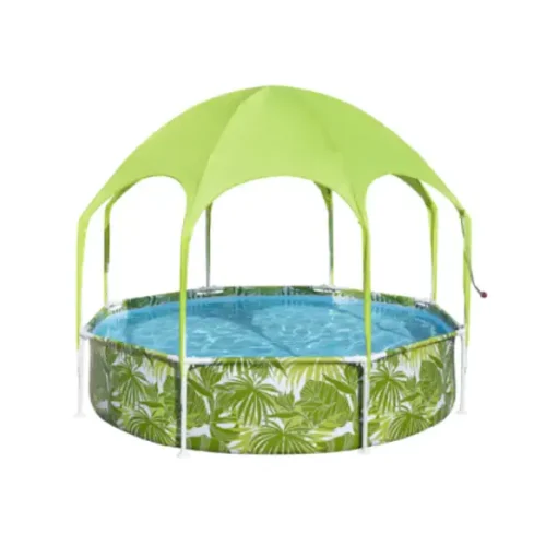Piscina redonda con estructura y parasol UV 1688 litros Bestway 56432