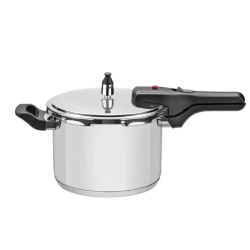 Olla a presión acero inoxidable triple fondo 22cm 6 litros Tramontina Brava 62416/220