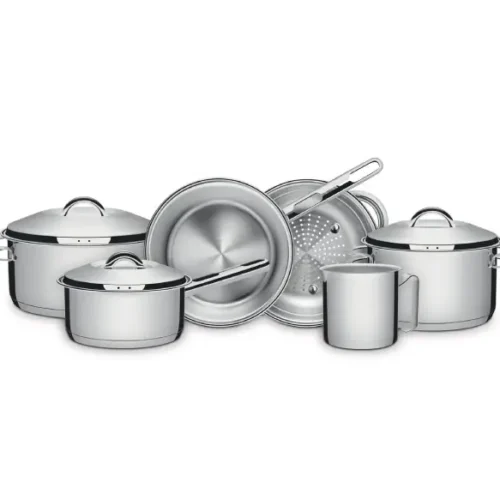 Juego ollas acero inoxidable 5 piezas Tramontina Solar 65510/200