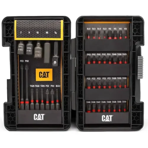 Juego puntas y tubos impacto 1/4″ 45 piezas CAT DA01902