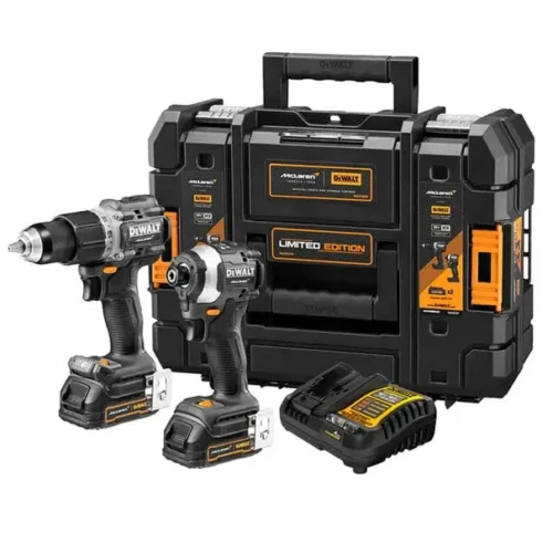 Taladro percutor + Atornillador impacto 20V Brushless Mclaren DeWALT DCK200ME2GT