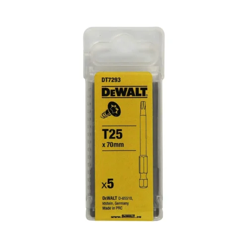 Puntas bits torx 70mm T25 DeWALT DT7293-QZ