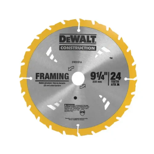 Disco sierra circular p/ madera 9-1/4″ 24di DeWALT DW3131A