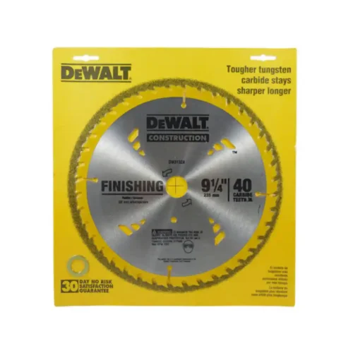 Disco sierra circular p/ madera 9-1/4″ 40di DeWALT DW3132A