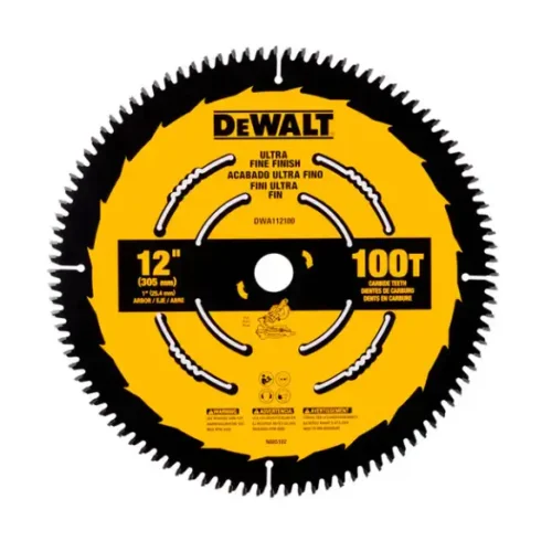 Disco ingletadora 12″ 305mm 100 dientes DeWALT DWA112100