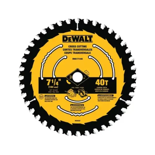 Disco sierra circular p/ madera 7-1/4″ 185mm 40di DeWALT DWA171440
