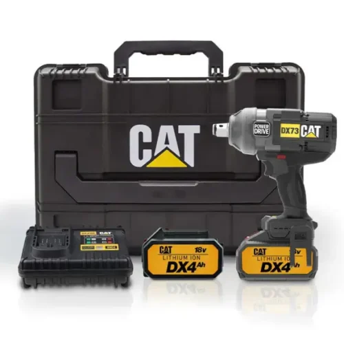 Llave de impacto inalámbrica Brushless 3/4″ 18V 1700Nm (x2 baterías 4Ah) CAT DX73