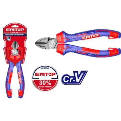 Pinza corte diagonal 7″ CrV EMTOP EPLRD0721