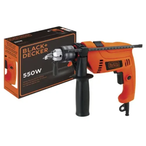 Taladro percutor 13mm 550W Black+Decker HD555