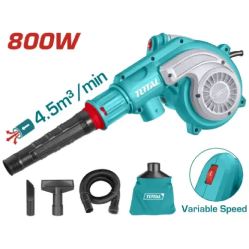 Soplador / aspirador 800W velocidad variable TOTAL TB8036