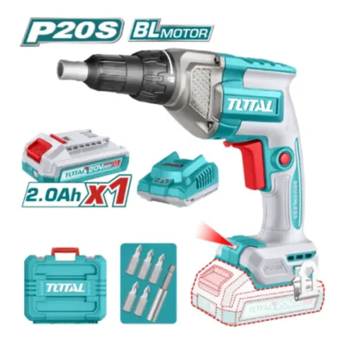 Atornillador Drywall yeso 20V (x1 batería) TOTAL TDSLI204281