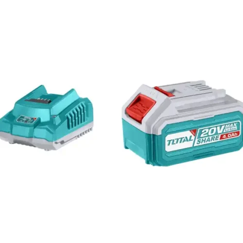 Kit Batería 20V 4.0Ah + Cargador 20V 2.0Ah TOTAL TFBCPK1012
