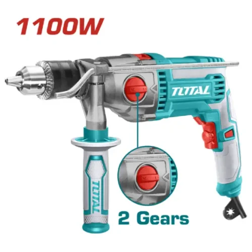 Taladro percutor 16mm 1100W TOTAL TG211166