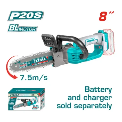Motosierra inalámbrica Brushless 8″ 20V (sin batería) TOTAL TGSLI2085