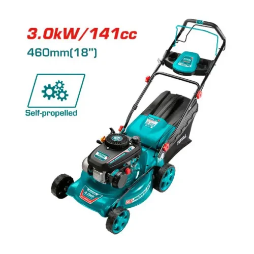 Corta césped a combustión 141cc 4HP 18″ TOTAL TGT141182