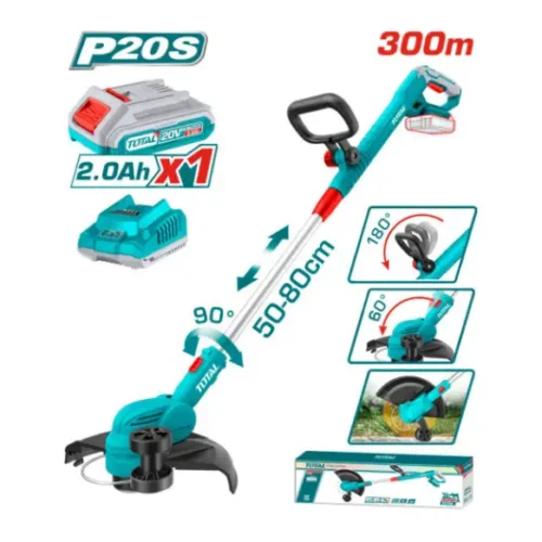 Bordeadora inalámbrica 20V 30cm (x1 batería 2Ah) TOTAL TGTLI203285