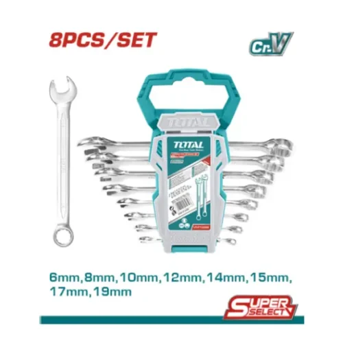 Juego de llaves combinadas 8 piezas (6-19mm) TOTAL THT102286