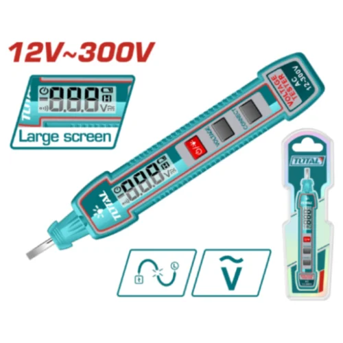 Buscapolo AC 12-300V con pantalla TOTAL THTS33001