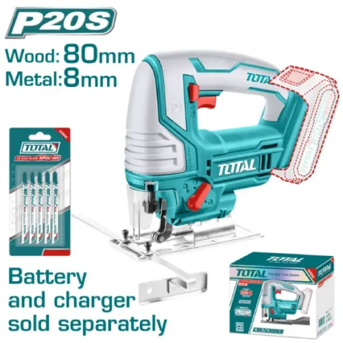 Sierra caladora inalámbrica 20V (sin batería) TOTAL TJSLI8501