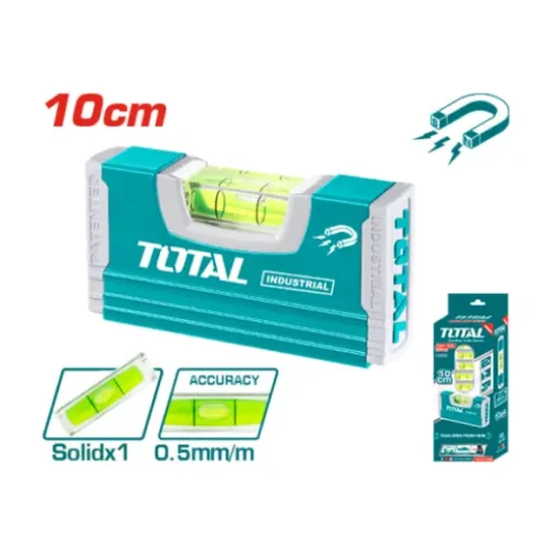 Nivel de mano imantada con burbuja 10cm TOTAL TMT20105M