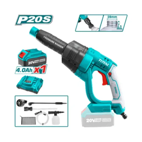 Hidrolavadora inalámbrica 20V (x1 batería 4Ah) TOTAL TPWLI20084