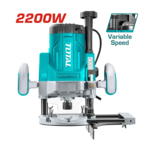 Router fresadora 2200W velocidad variable TOTAL TR111226