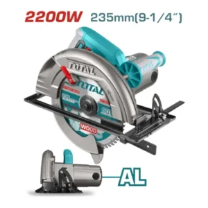 Sierra circular 2200W 235mm - 9-1/4" TOTAL TS1222356