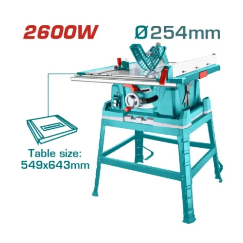 Sierra de banco 255mm 2600W TOTAL TS526043