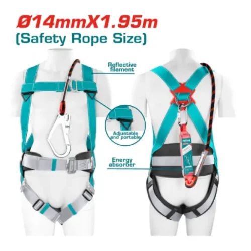 Arnés de seguridad con línea de vida TOTAL TSH501415