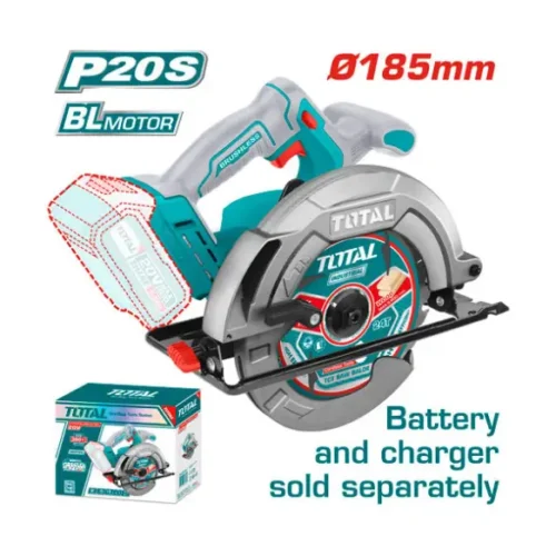 Sierra circular Brushless 185mm 20V (sin batería) TOTAL TSLI1851