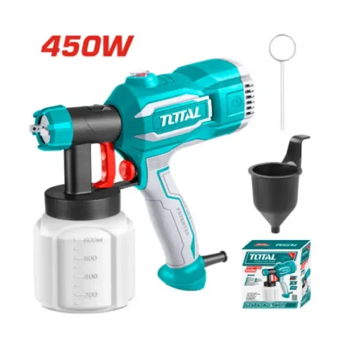 Pistola para pintar eléctrica 450W 800ml TOTAL TT3506